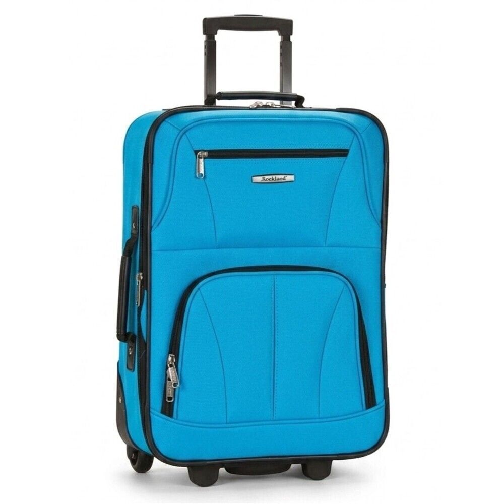 Rockland Bright Blue Luggage Large spinner upright 28